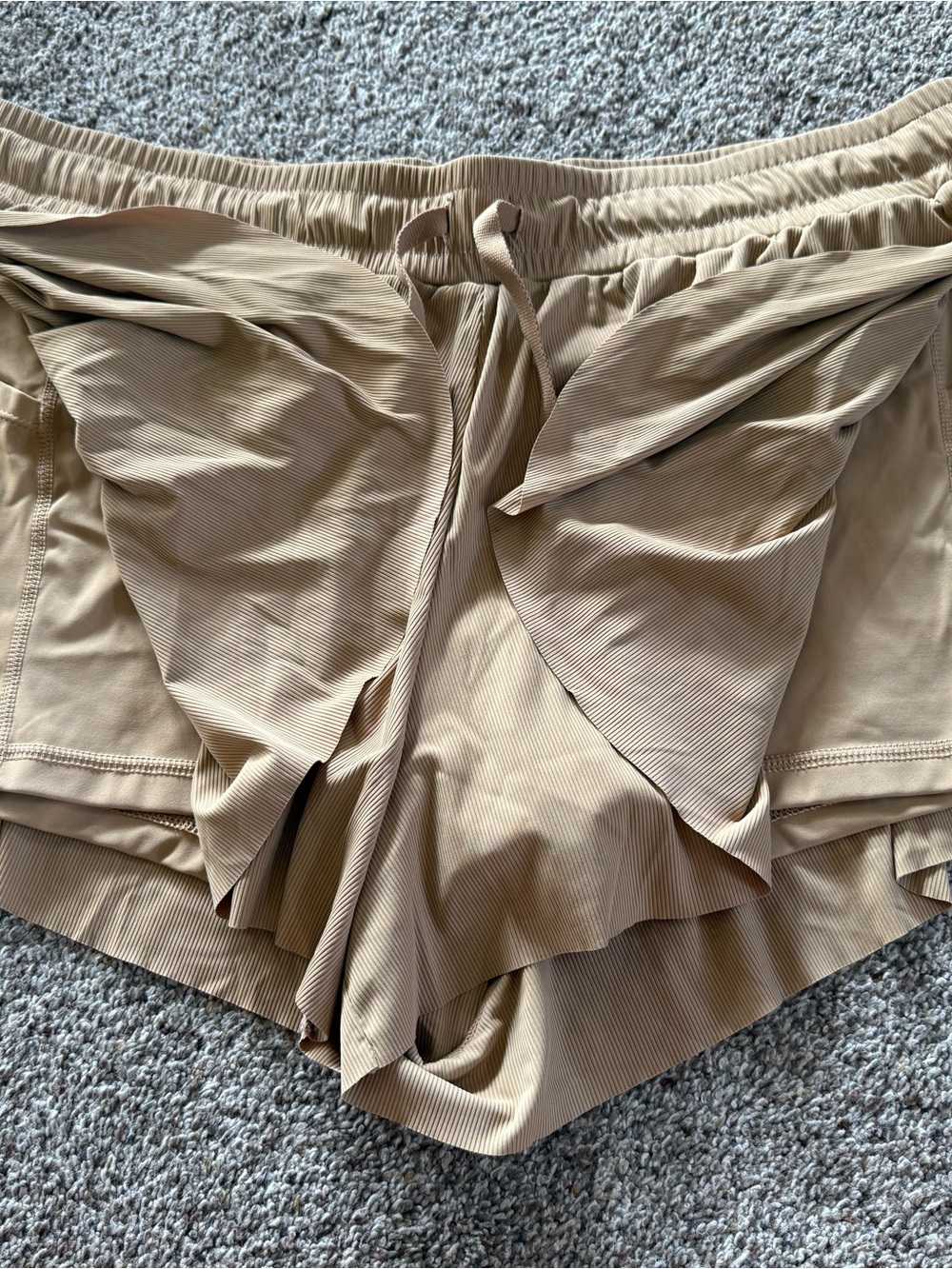 JoyLab Light Tan Drawstring Athletic Shorts - Picture 6 of 6